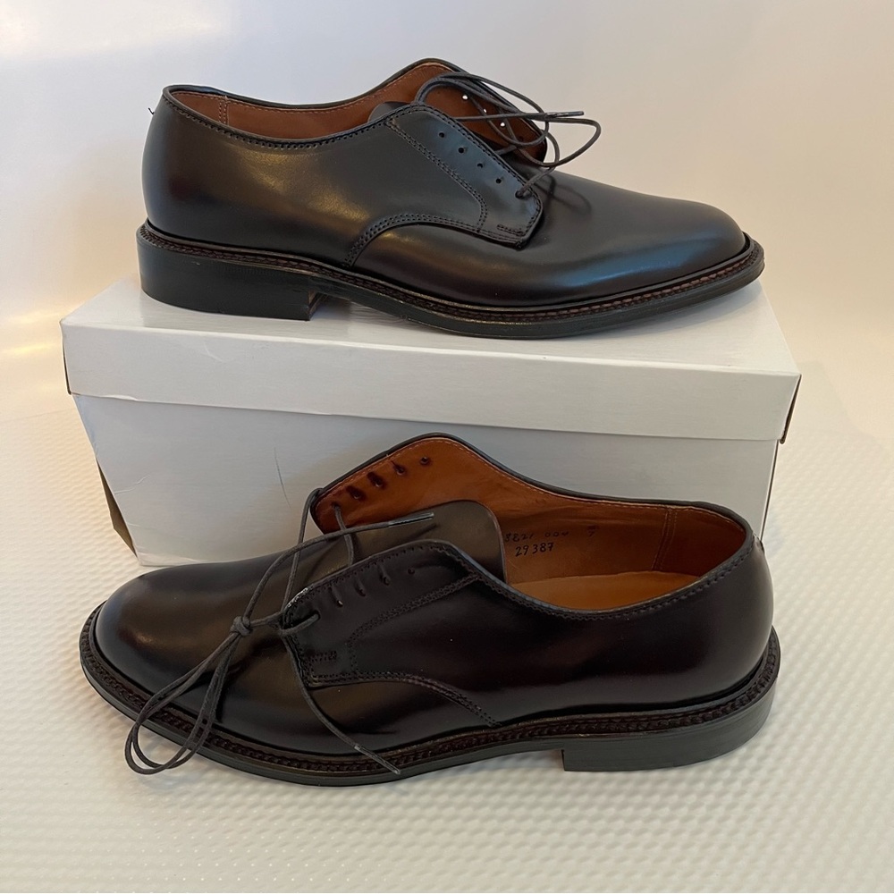 NEW Alden #8 Shell Cordovan Dover 8.5D #2938F Burgundy UNLINED Barrie